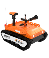 防爆消防滅火偵察機(jī)器人【重型超級動(dòng)力】 (第5代，360&deg;升降云臺探測裝置+語音控制）