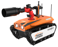 防爆消防滅火偵察機(jī)器人（D6重型，全功能款，雙向語音對(duì)講+語音控制+漏電探測(cè)+火焰識(shí)別+自主跟隨+半自住行走）